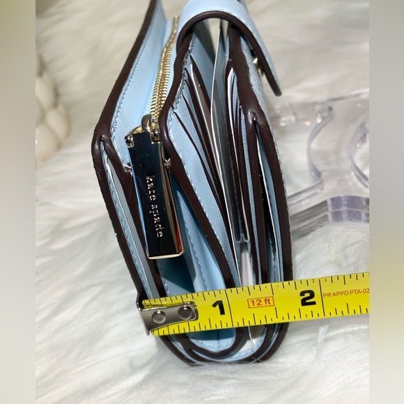 Kate Spade ♠️ New York Blue Glow Spade Flower Wallet NWT - Picture 8 of 12